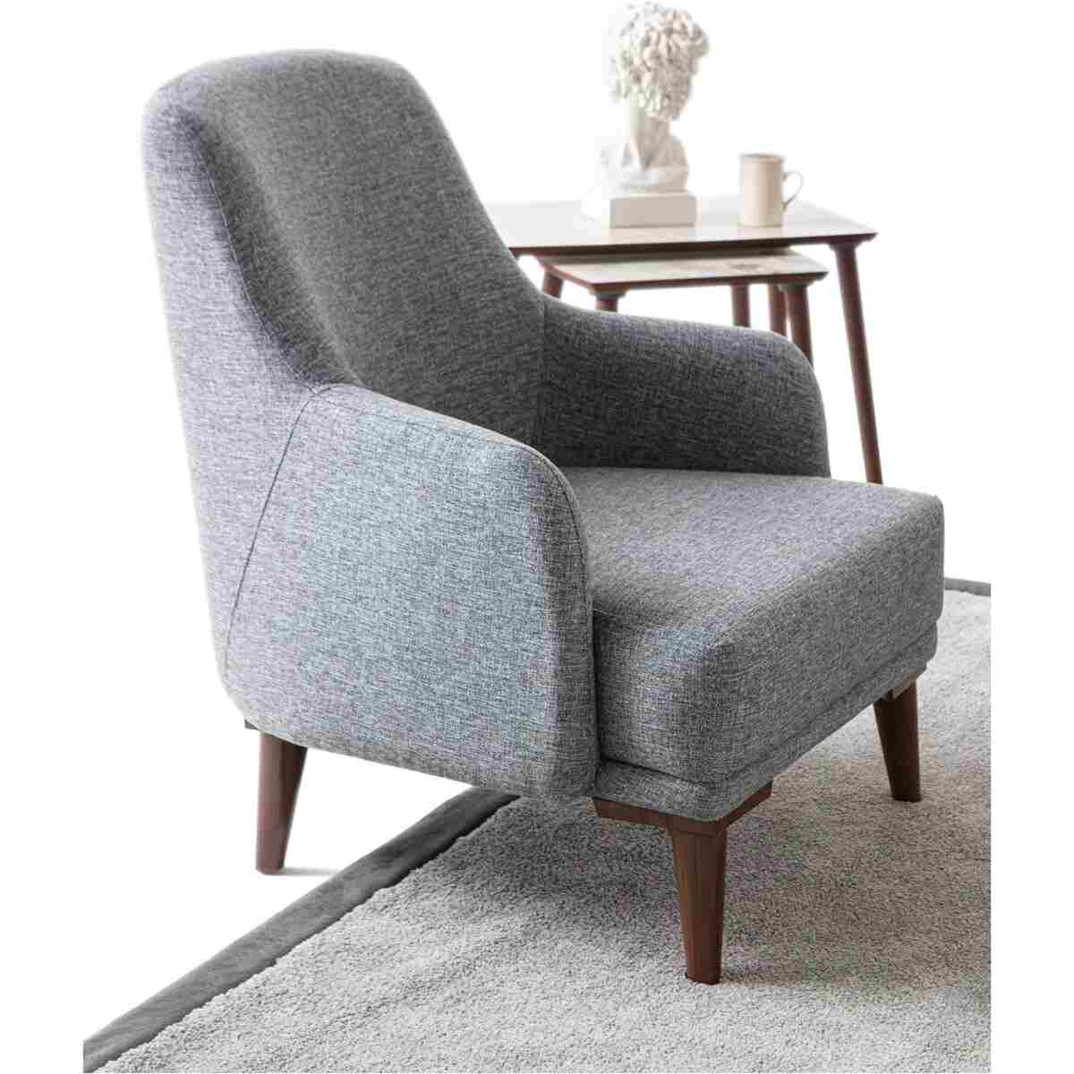 EDSY HOME Regnar 3+3+1+1 Koltuk Takımı Antrasit - Görsel 7