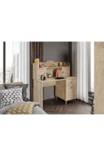 KZNMOB HOME Akasya Modern Genç Odası Takımı Meşe - 4 Parçalı Ve Tamamı 1. Kalite Mdf - Görsel 10