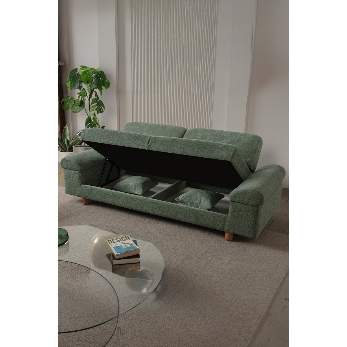indes home Armada 3+3 Koltuk Takımı Yeşil - Görsel 4