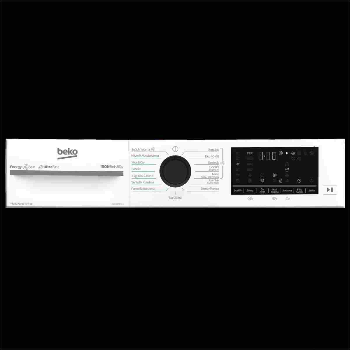 Beko CMX 1070 YK I Kurutmalı Çamaşır Makinesi - Görsel 12