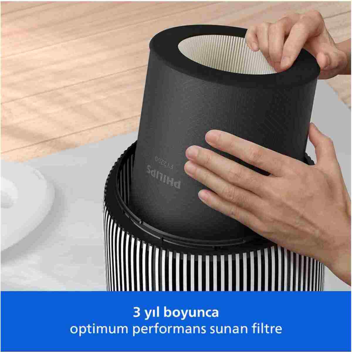 Philips 2200 Serisi Hava Temizleyici, HEPA NanoProtect, Ultra sessiz, Uzun ömürlü filtre (AC2220/10) - Görsel 12