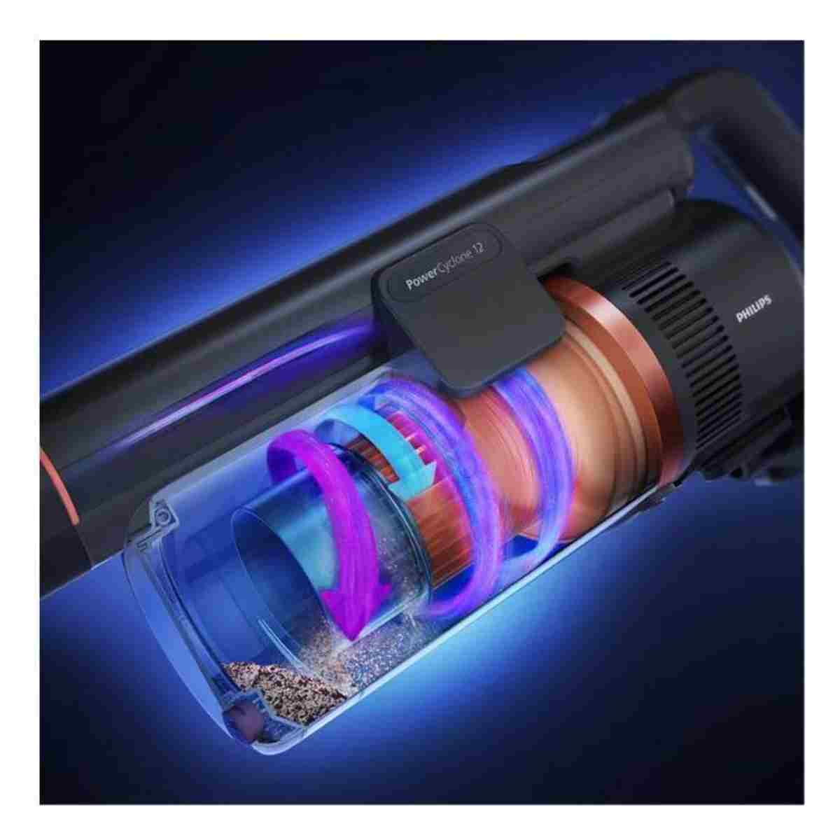 Philips 8000 Serisi Aqua Plus Kablosuz Dik Süpürge, 25.2 V, 80 dk'ya kadar Çalışma Süresi, XC8054/01 - Görsel 7