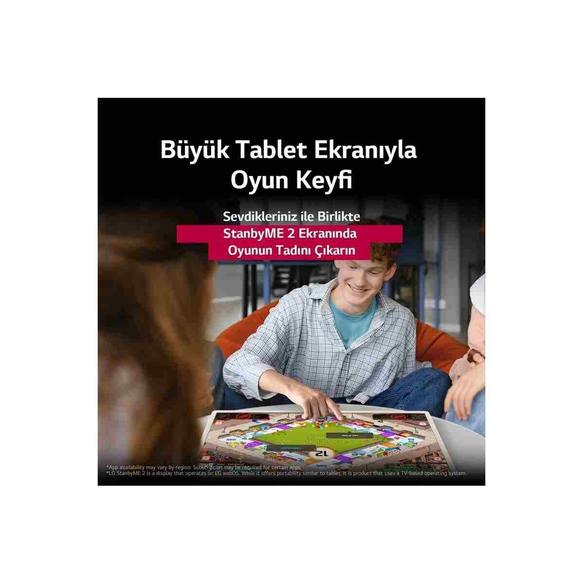 LG StanbyMe 2 - 27LX6TDGA 27" WebOS 70 Ekran Dokunmatik Taşınabilir LED TV - Görsel 8