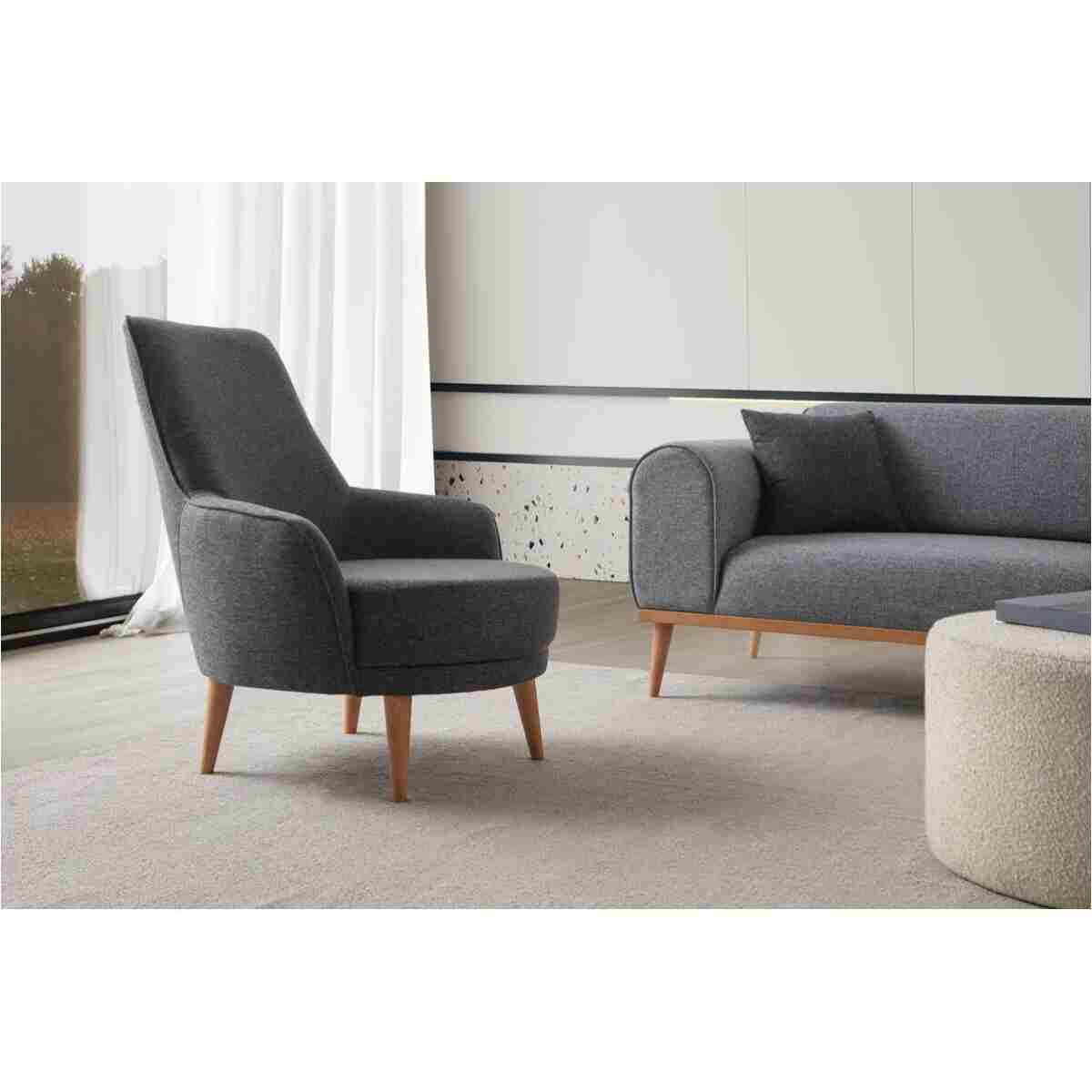 EDSY HOME Rebull 3+1 Koltuk Takımı Gri - Görsel 8