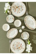 Bella Maison Flores Porselen 26 Parça 6 Kişilik Kahvaltı Takımı - Görsel 5