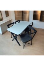 BAMBEDS MOBİLYA X SANDAYE MUTFAK BALKON MASA TAKIMI 60X120
