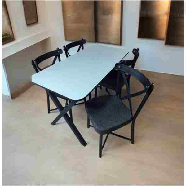 BAMBEDS MOBİLYA X SANDAYE MUTFAK BALKON MASA TAKIMI 60X120