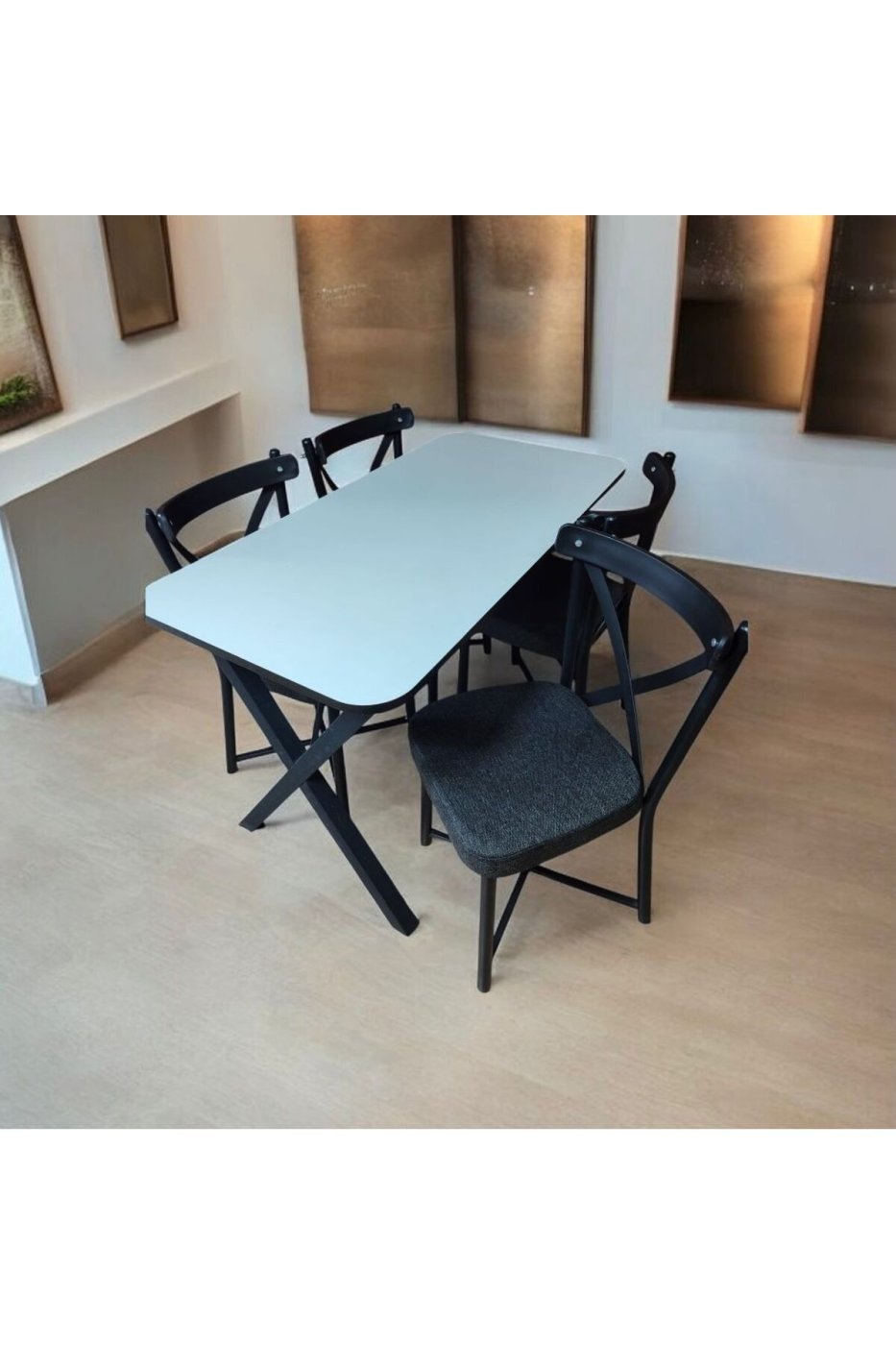 4a822099e44999f6de5e31ff182ffabf BAMBEDS MOBİLYA X SANDAYE MUTFAK BALKON MASA TAKIMI 60X120 - Görsel 1