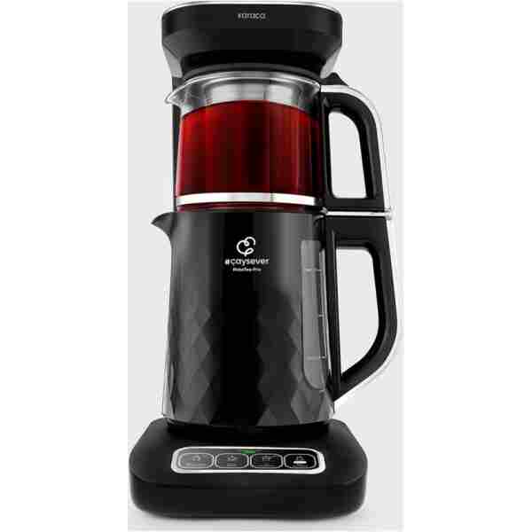 Karaca Robotea Pro Quartz 4 in 1 Konuşan Çay Makinesi Black Chrome
