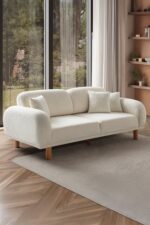 EDSY HOME Regnum Koltuk Takımı 3+3 Krem Renk - Görsel 2