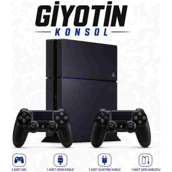 giyotin konsol PS4 STANDART MODEL 500GB 2 KOLLU TEŞİR URUNU