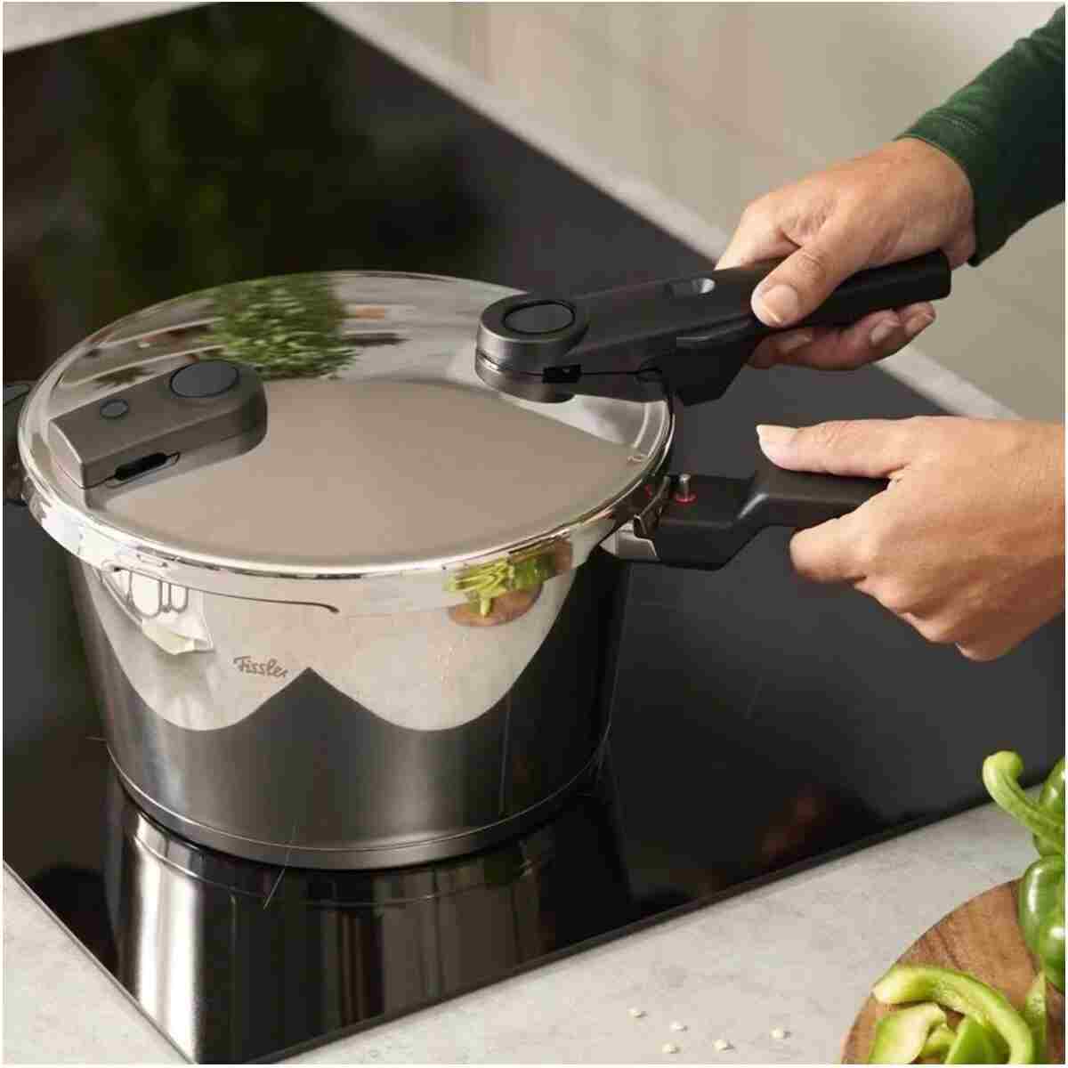 Fissler Vitaquick Black Düdüklü Tencere 6 Lt - Görsel 9