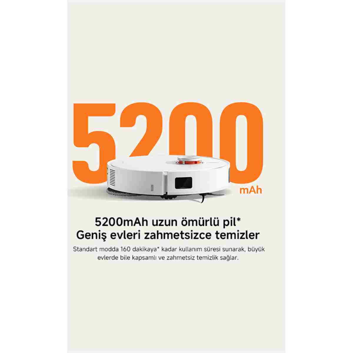 Xiaomi Robot Vacuum X20 Pro Akıllı Robot Süpürge + Mop (Türkiye Garantili) - Görsel 8