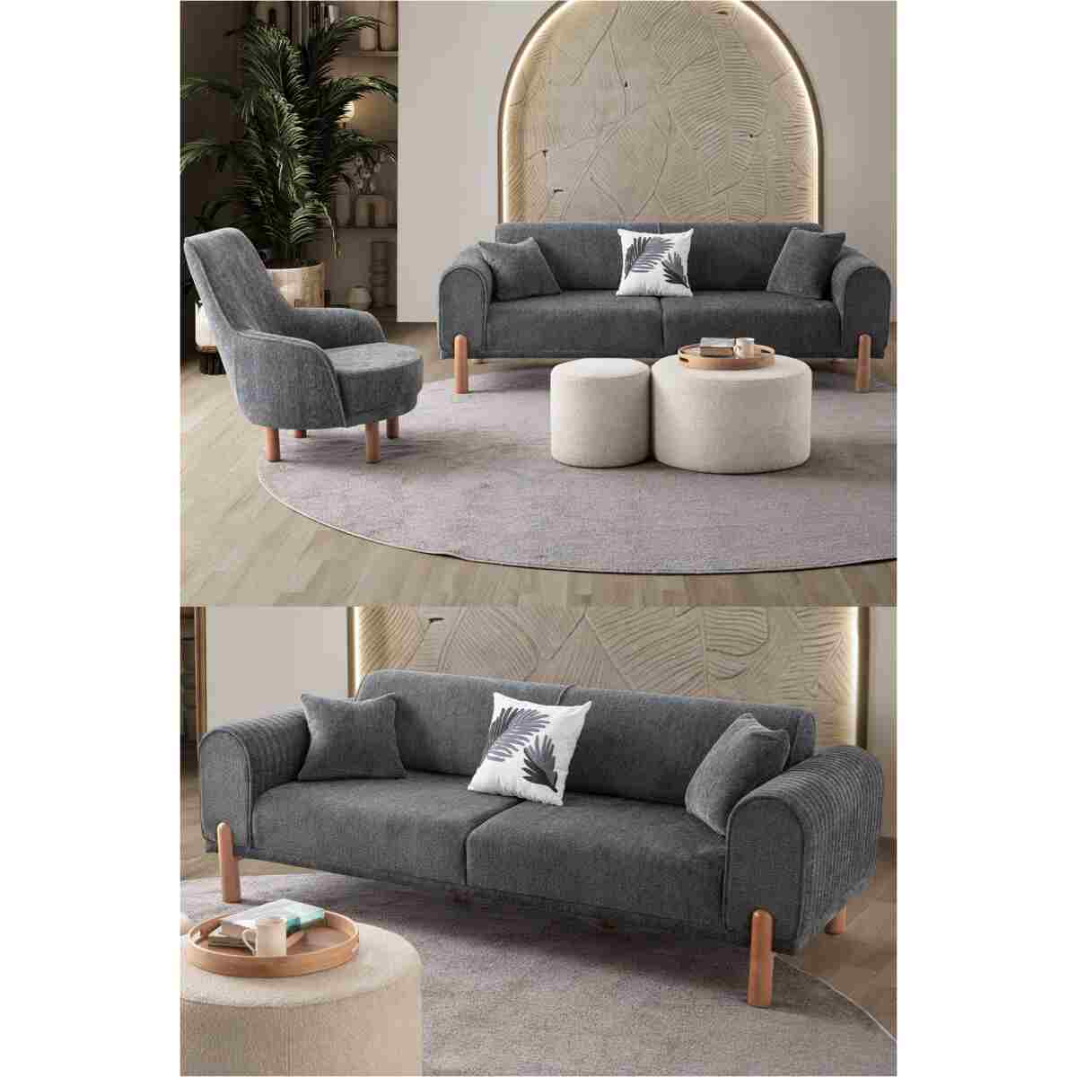 EDSY HOME Armoni 3+1 Koltuk Takımı Yeşil - Görsel 9