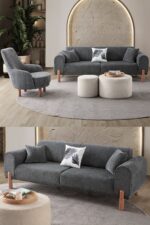 EDSY HOME Armoni 3+1 Koltuk Takımı Yeşil - Görsel 9