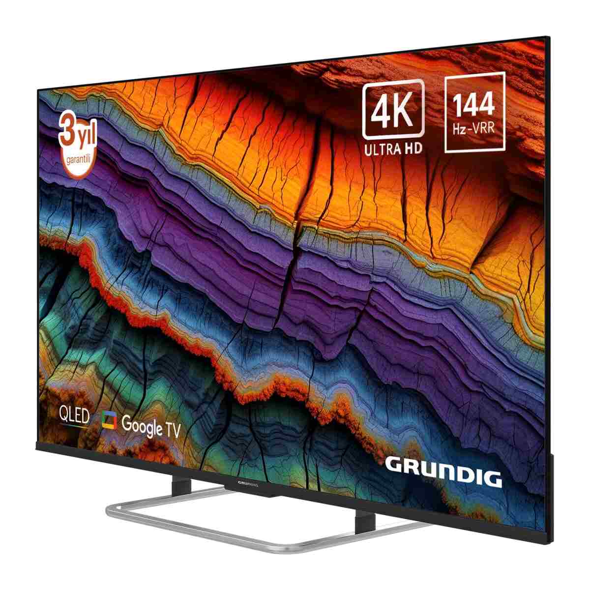 Grundig 75 GQ 800A 75" 190 Ekran Uydu Alıcılı 4K Ultra HD Google Smart QLED TV - Görsel 3