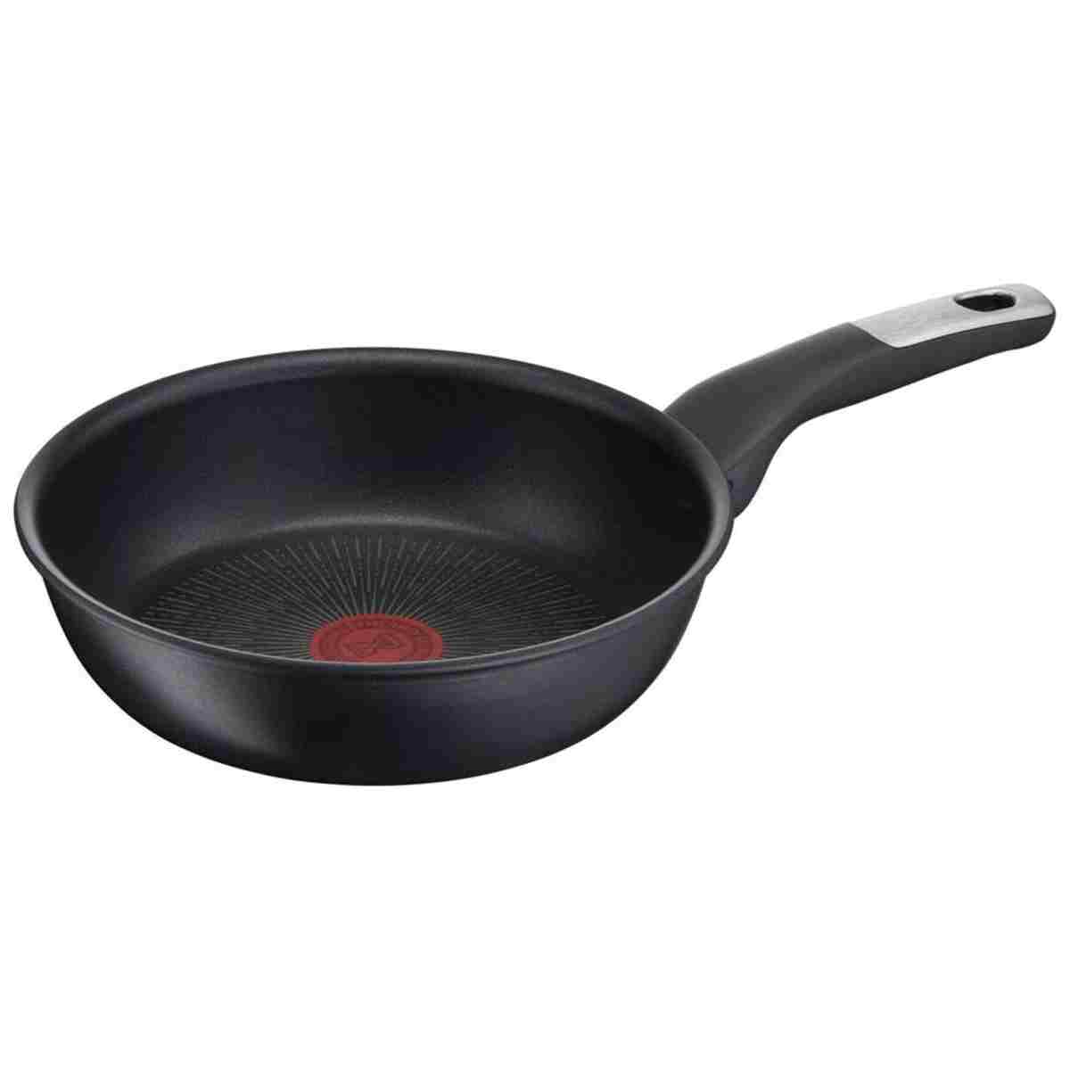 TEFAL Titanyum 6X Unlimited 22/28 Cm İndüksiyon Tabanlı 2'li Tava Seti - 2100120022 - Görsel 2