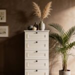 SARMOBİ Mira 5 Çekmeceli Şifonyer/Çamaşırlık 52x105x43 cm Aytaşı – Country Tasarım