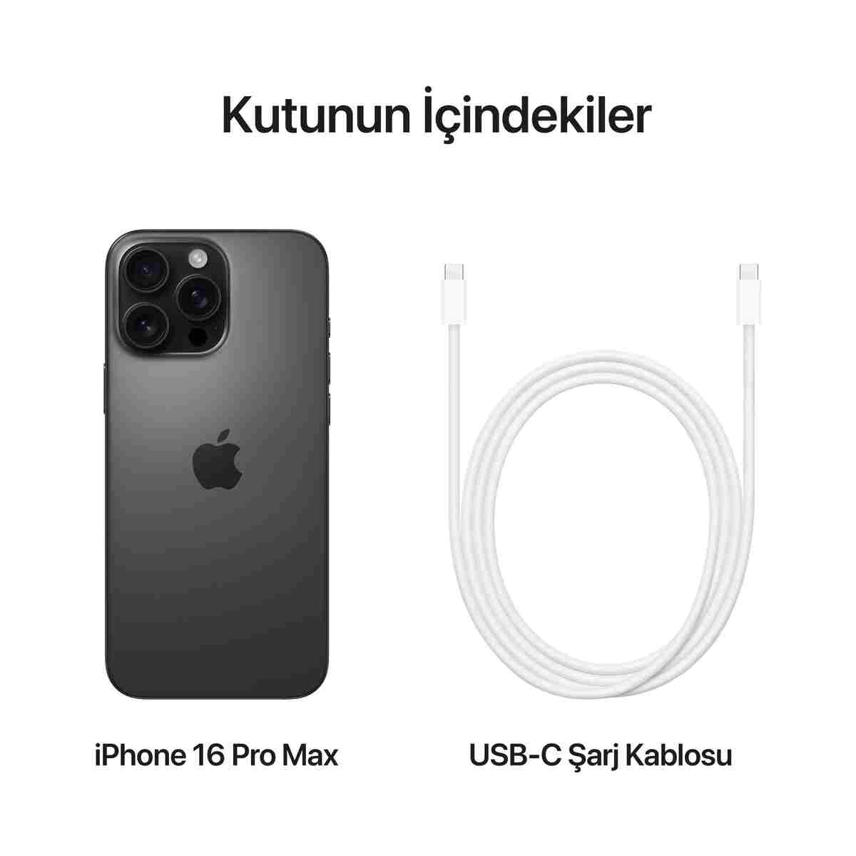 Apple iPhone 16 Pro Max 1TB Siyah Titanyum - Görsel 9