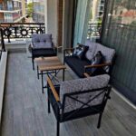 Sosyal Medya Dekorasyon Balkon, Cafe, Ofis, Bahçe Mobilyası, Masa Sandalye, Kanepe Koltuk, 2 1 1 Takım