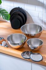 ACAR Karat 9 Parça Rendeli Karıştırma ve Saklama Kabı (16-20-24 cm) - Görsel 9