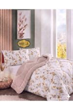 MARLA HOME Çift Kişilik Çift Taraflı Welsoft Yorgan Seti | Wellsoft Battaniye | Pofuduk Yumuşak | Bahar - Görsel 8