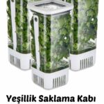 Comprox 3'Lü Yeşillik Saklama Kabı 1700 ML Uzun ömürlü TAZELİK