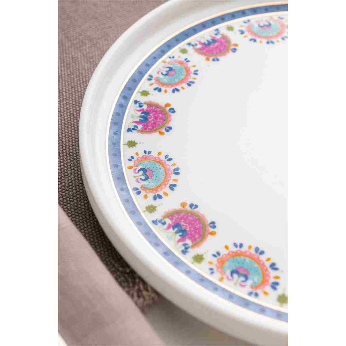 Emsan Ethnic Pink Porselen 32 Parça 6 Kişilik Kahvaltı / Servis Takımı - Görsel 8