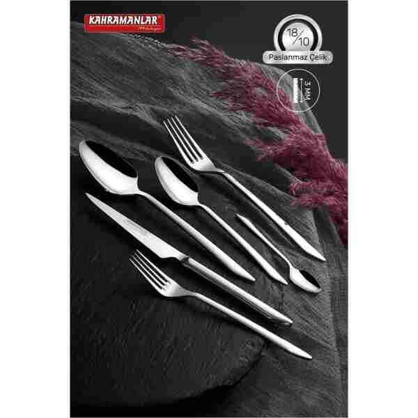 Kahramanlar Demre 72 Parça Çatal Kaşık Bıçak Takımı