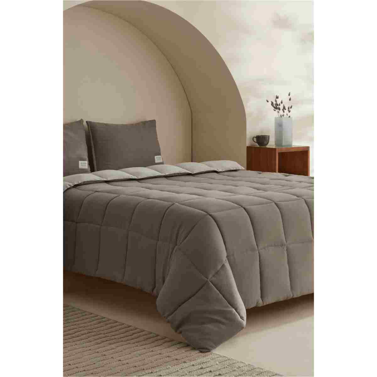 Karaca Home Relax Çift Kişilik Comfort Set/uyku Seti Gri - Görsel 2