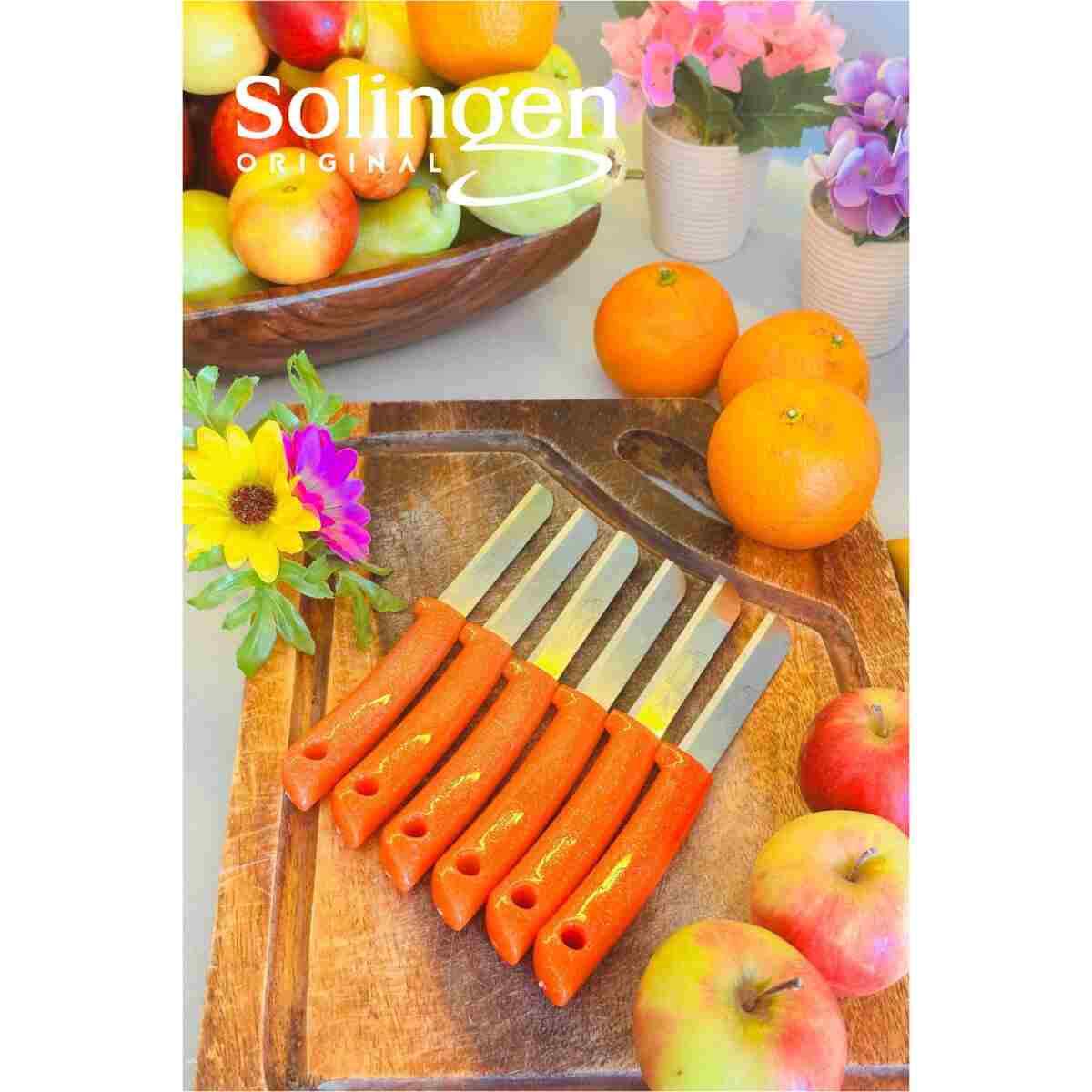 Solingen 6'lı Orijinal Tırtıklı Meyve Ve Sebze Bıçak Seti - Görsel 11