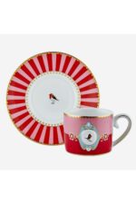 Pip Studio Love Birds Kırmızı Porselen Kahve Fincanı 90 Ml - Görsel 4