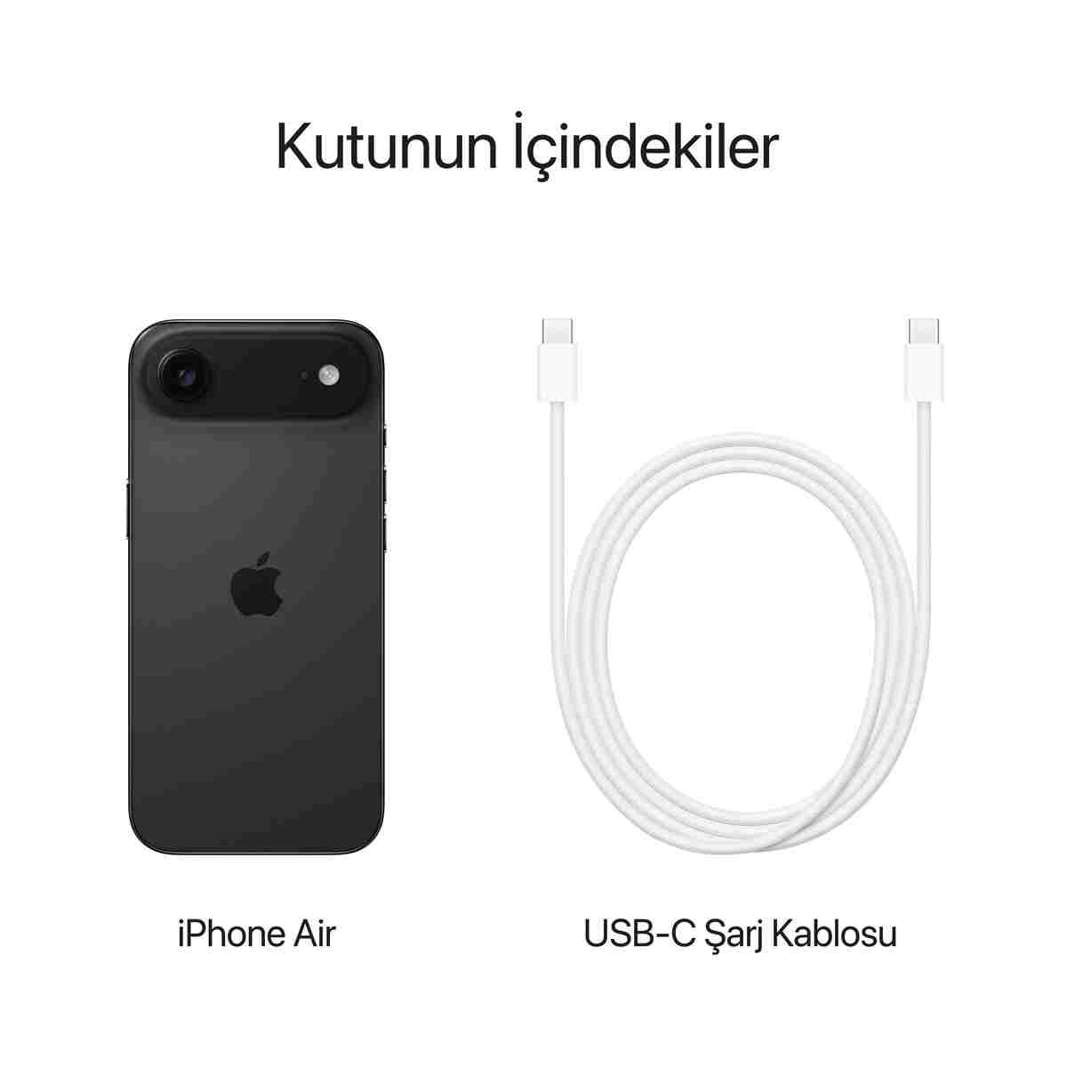 Apple iPhone Air 256GB Uzay Siyahı - Görsel 8