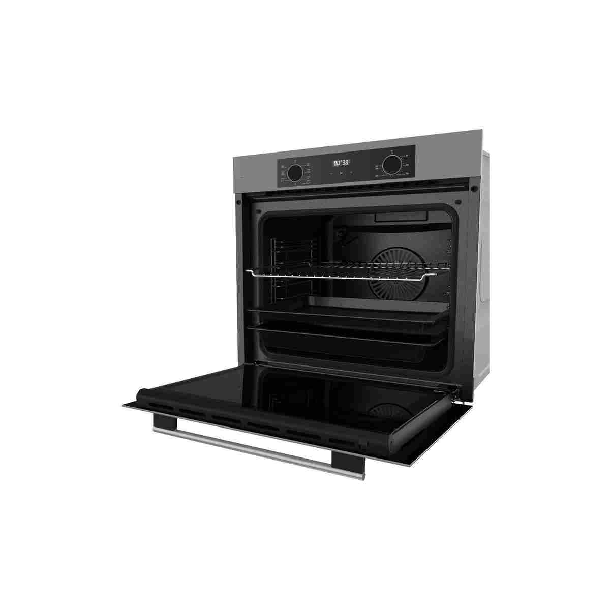 Ferre Flowart Ventora Plus Gri 3'lü Ankastre Set ( QBL63CPR-SS208-D079 ) - Görsel 5