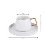 Karaca Saturn 6 Kişilik Kahve Fincanı Takımı 100 ml Gold