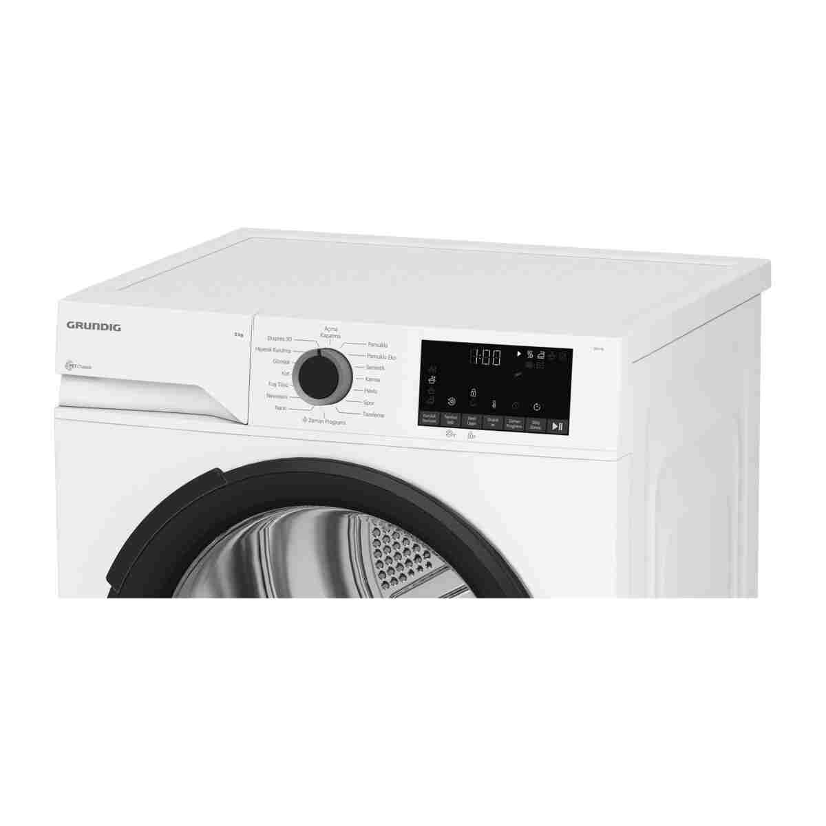 Grundig GDH 85 Yoğuşmalı-Isı Pompalı Çamaşır Kurutma Makinesi - Görsel 6