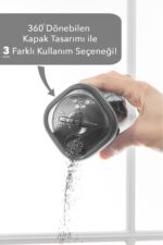 Meleni Home 52 Parça Mega Seti Kare Erzak Ve Bakliyat Saklama Kabı Baharatlık 12x(300ML 500ML) 8x(1100ML 1700ML) - Görsel 3