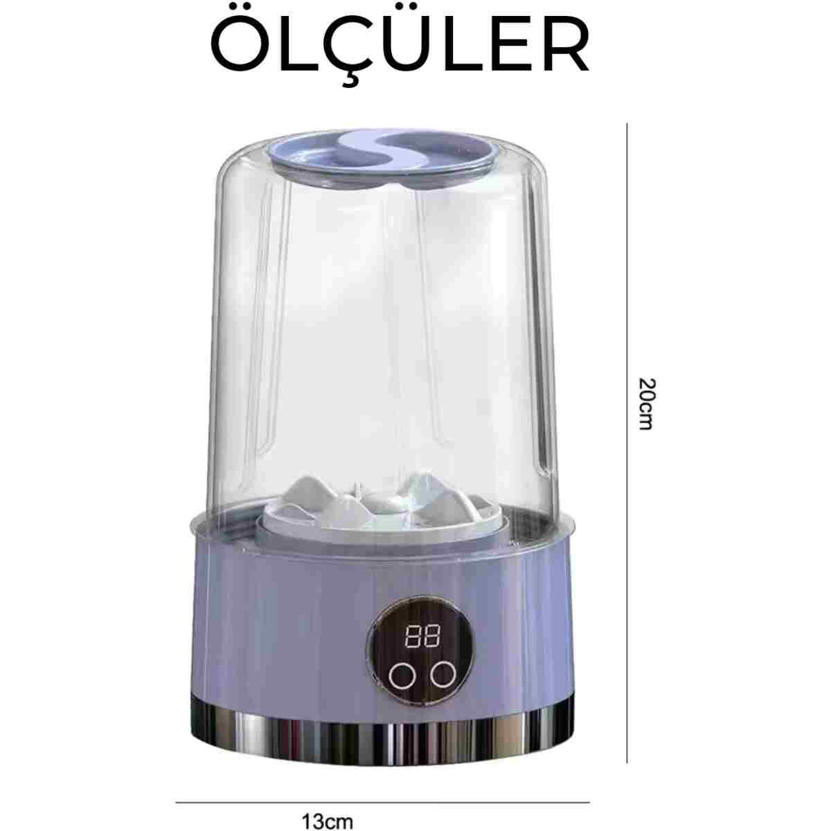 ROBO Şarjlı Taşınabilir Çamaşır Makinesi - Görsel 11