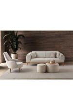 EDSY HOME Rebull 3+1 Koltuk Takımı Bej Renk - Görsel 2