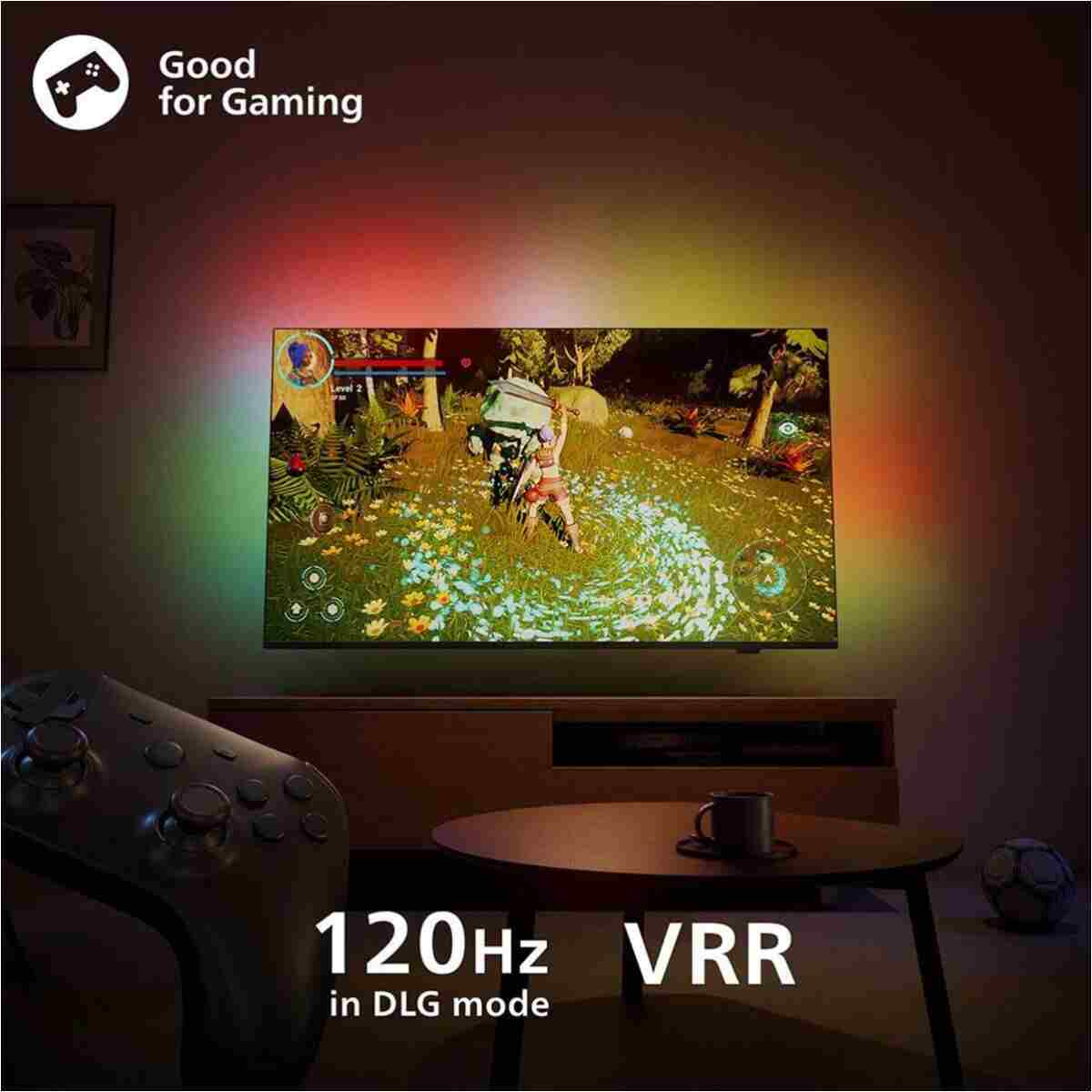 Philips Ambilight TV 65PUS8600/12 4K UHD QLED 164cm 65" Smart TV Dolby Atmos Titan OS - Görsel 5