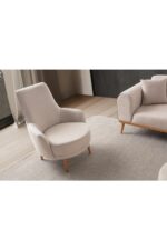 EDSY HOME Rebull 3+3+1+1 Koltuk Takımı Sütlü Kahve - Görsel 8