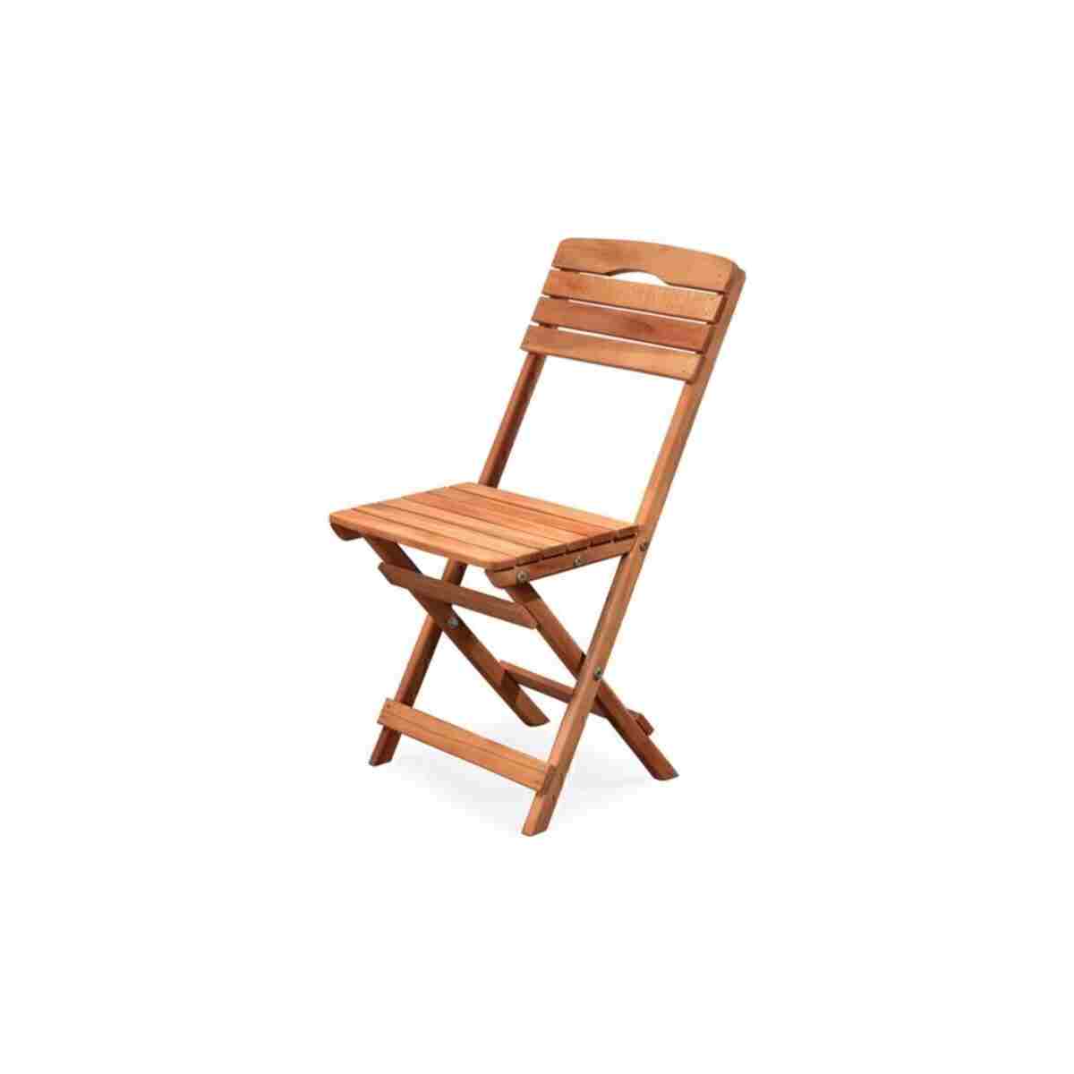 BarışAhşap Balkon Bahçe Mutfak 3'lü Bistro Set 2 Sandalye 1 Masa Hediye Minderli - Görsel 7