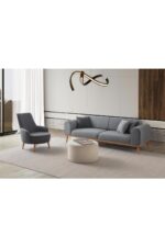 EDSY HOME Rebull 3+1 Koltuk Takımı Gri - Görsel 2