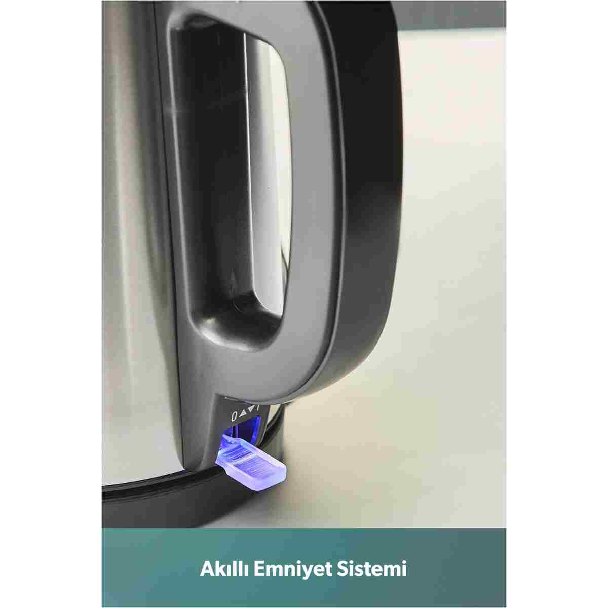 HOMEND Royaltea 1728h Çay Makinesi Inox - Görsel 6