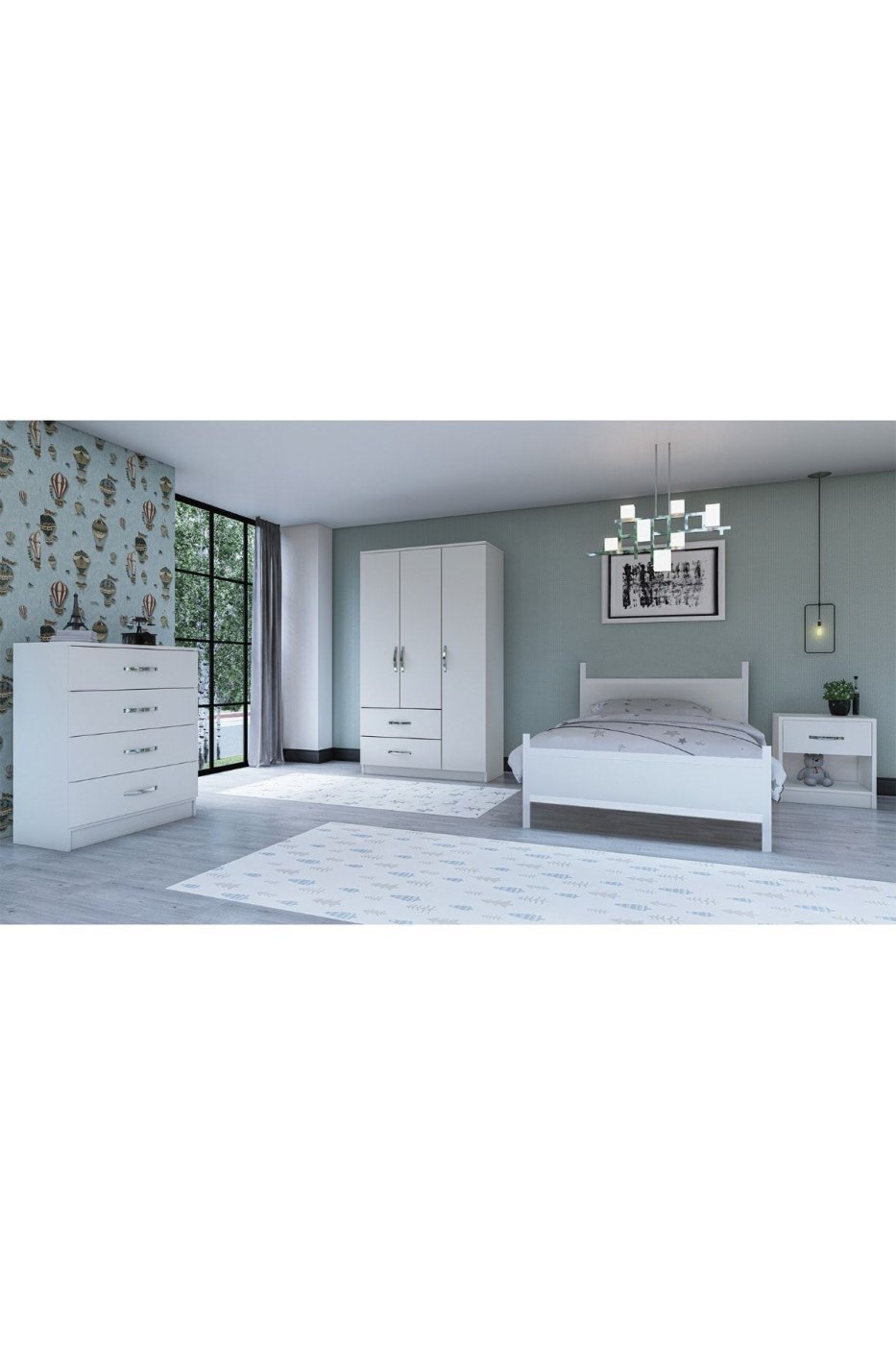 540ca11a5547cb089393dd78f0868210 Metalia Gm 908 Home Genç Odası Takımı - Görsel 1