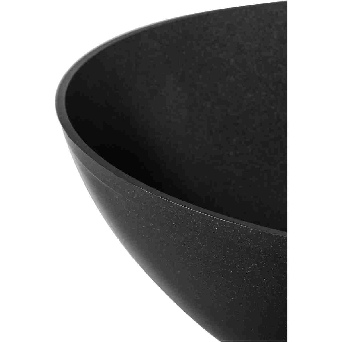 Madame Coco Titanium Professional Wok Tava - Siyah - 28 cm - Görsel 6