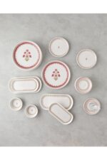 English Home Cloves Seramik Kahvaltı Takımı 32 parça 6 kişilik Pembe - Görsel 6