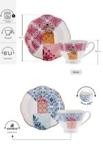 Karaca Madagaskar 6 Kişilik Kahve Fincan Takımı 80 Ml - Görsel 8