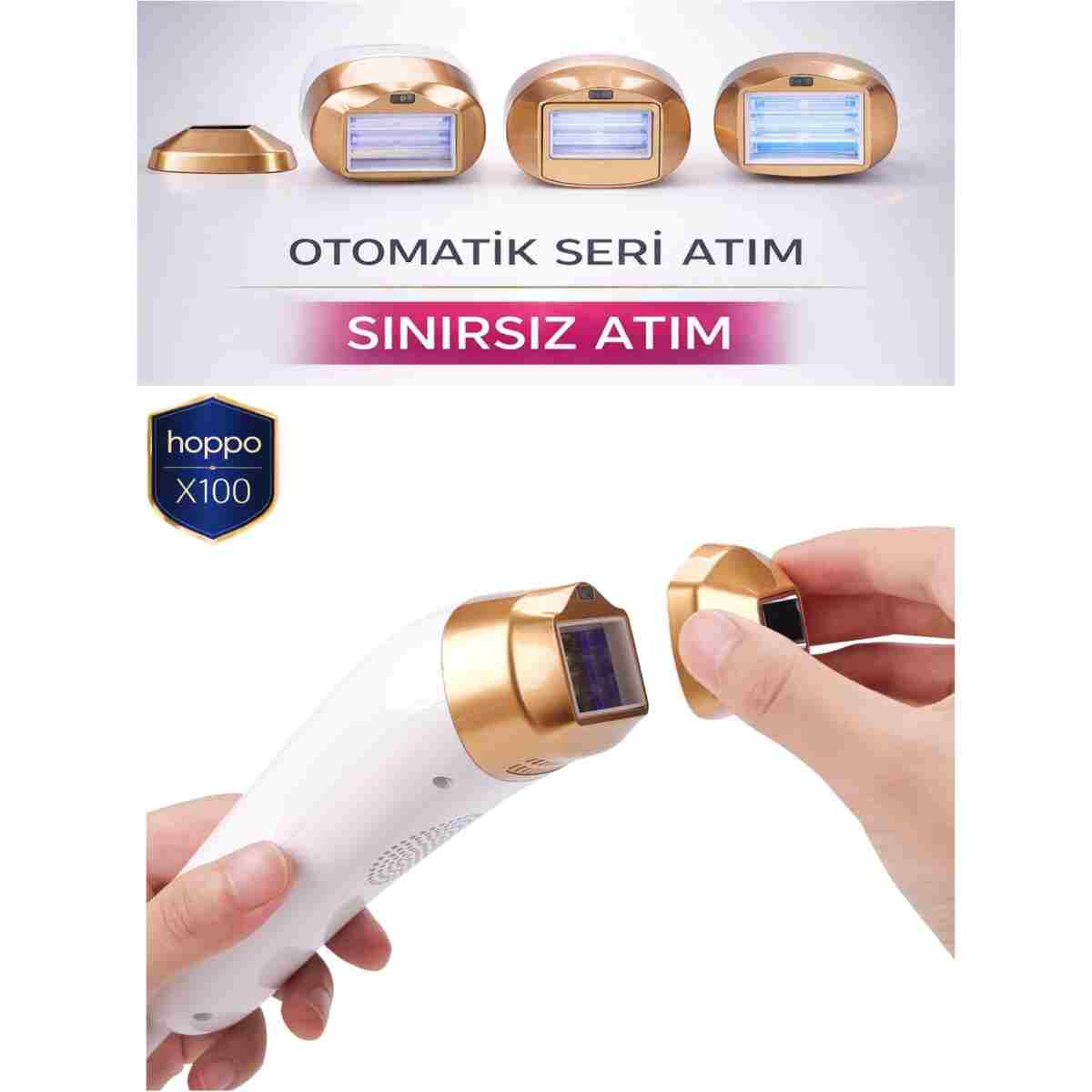 hoppo X100 Ipl Buz Lazer Epilasyon Cihazı Sınırsız Atım 10 Kademe Ultra Güçlü - Görsel 9