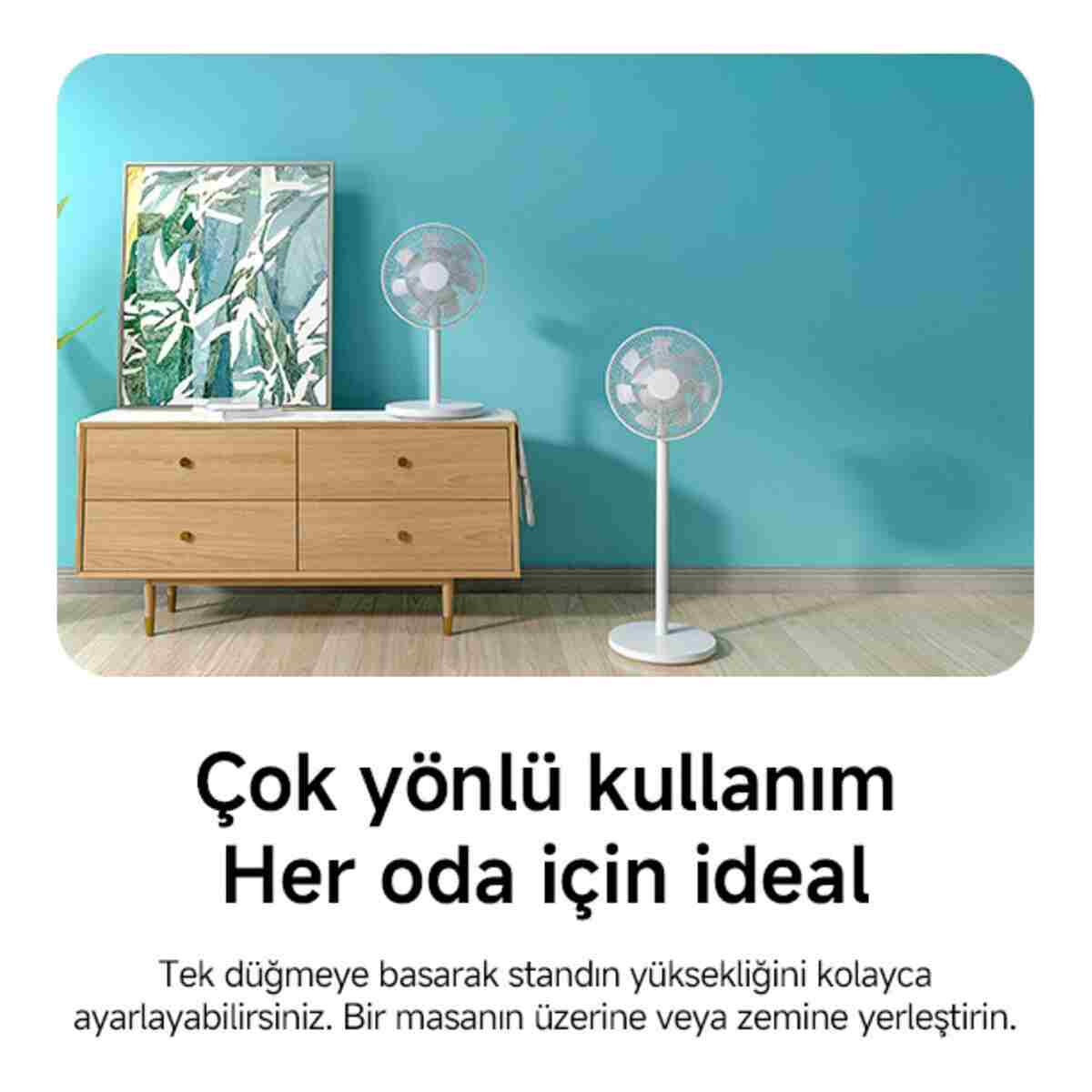 Xiaomi Mi Smart Standing Fan 2 Vantilatör - Görsel 10